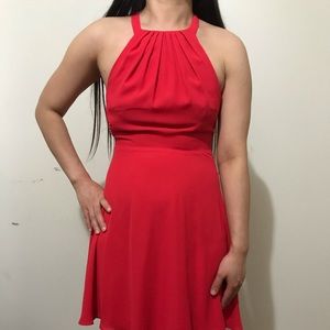Express red dress